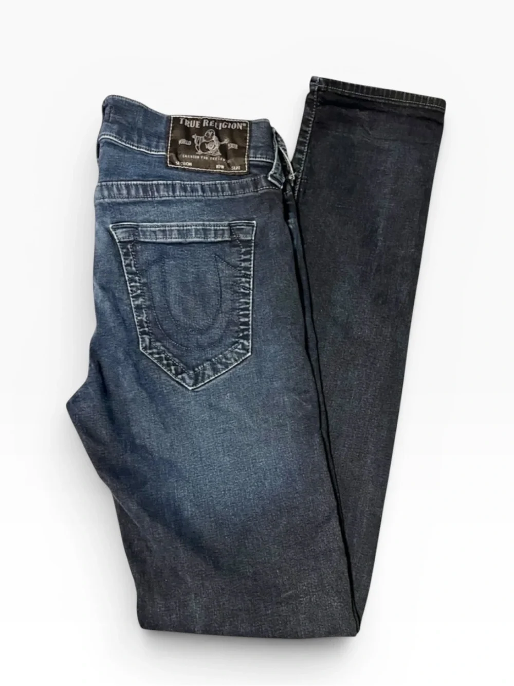 True Religion Rocco No Flap Skinny Jeans Men’s Waist 31 Dark Wash Stretch